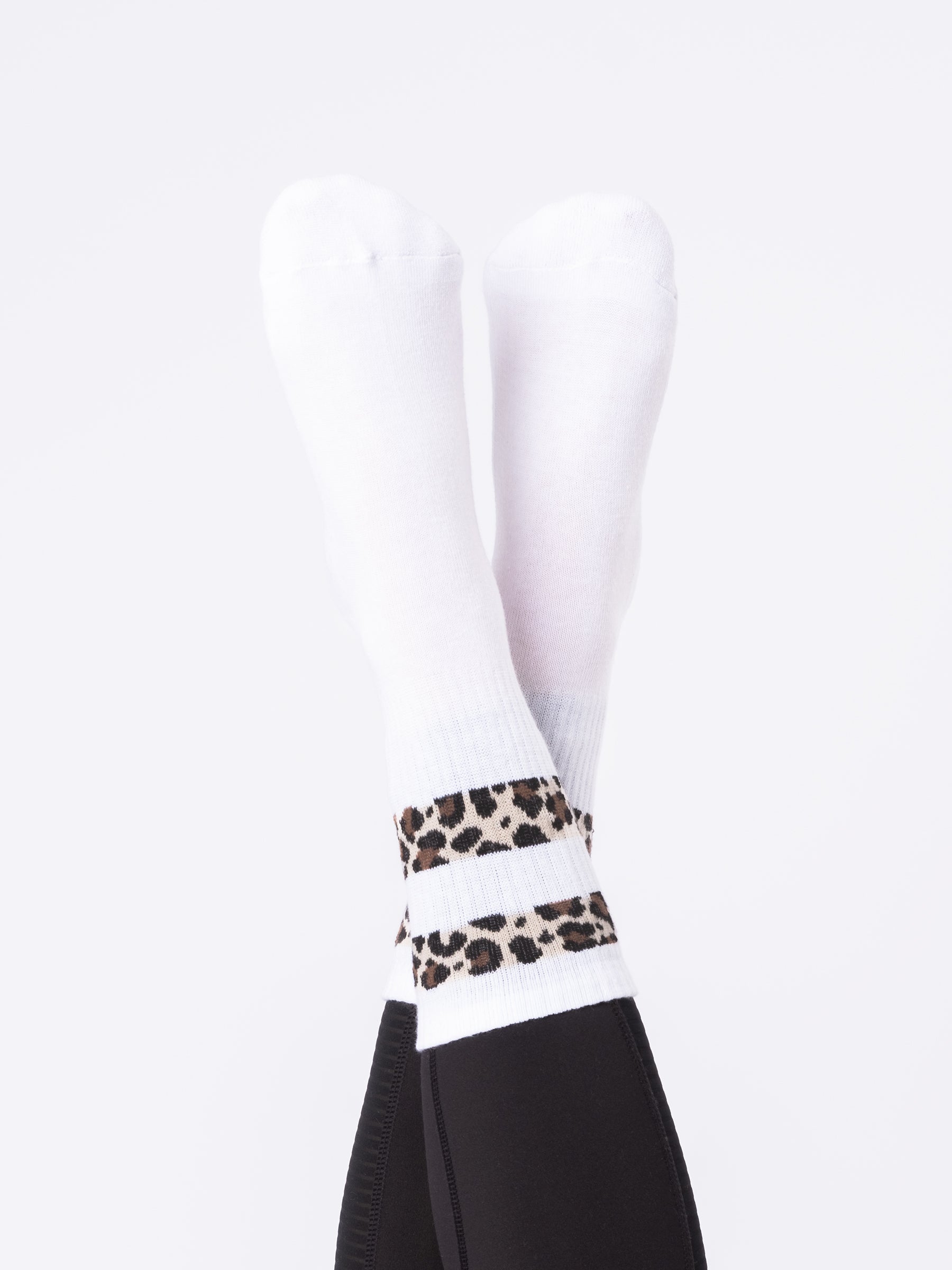 Tennissocken mit Leopardenmuster Damen