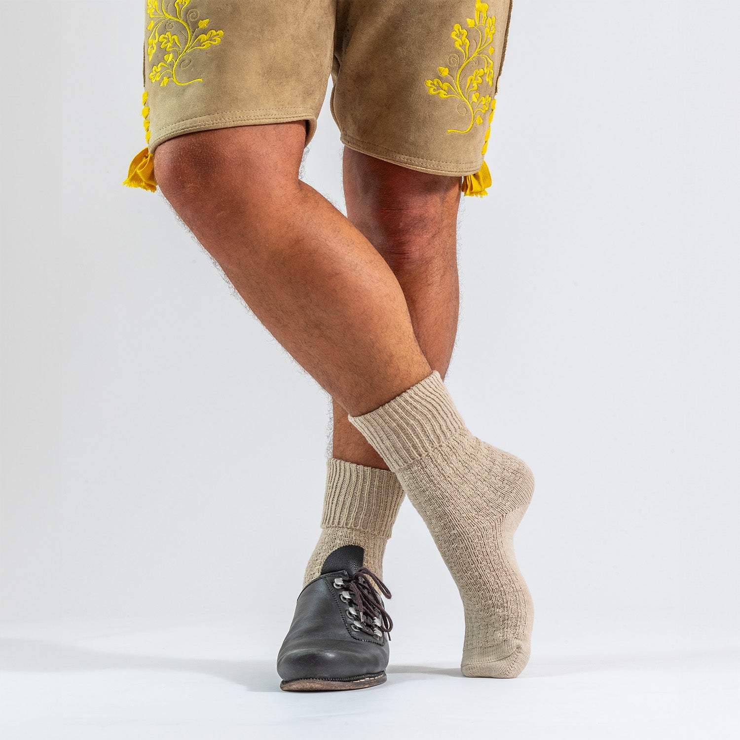 Stockerpoint Herren Kurze Trachtensocken 1er Pack (Modell: OC-Ludwig)