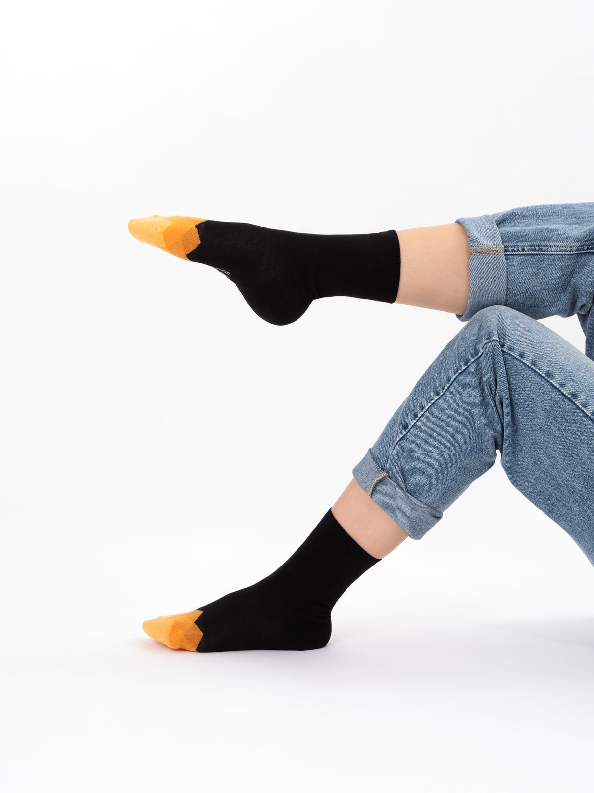 Evelin - Baumwollsocken mit Farbakzente Damen