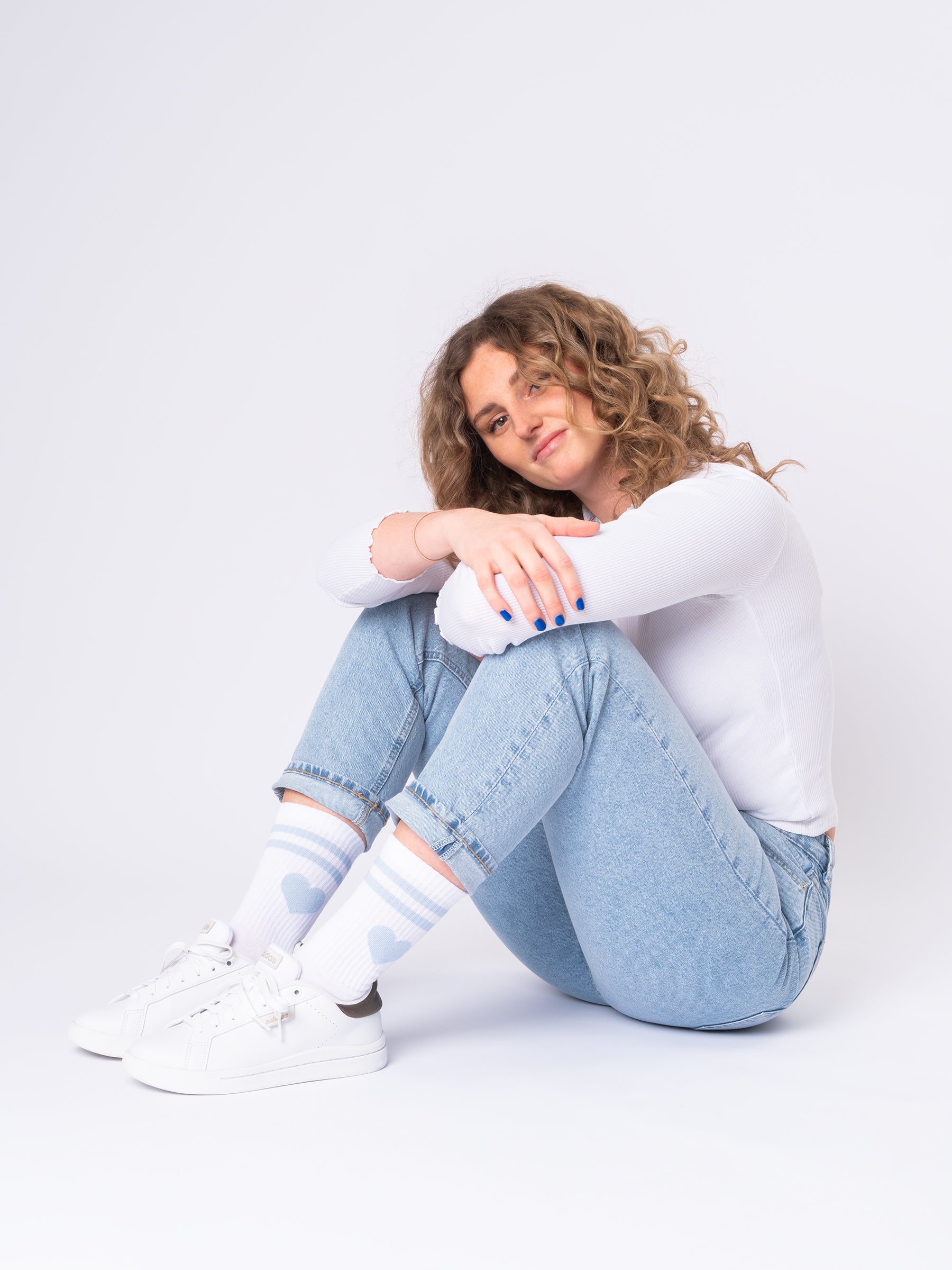 Venus - Tennissocken mit Herzmotiv Damen