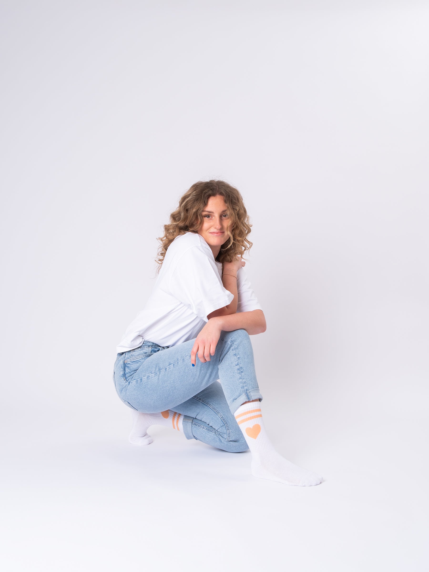Venus - Tennissocken mit Herzmotiv Damen