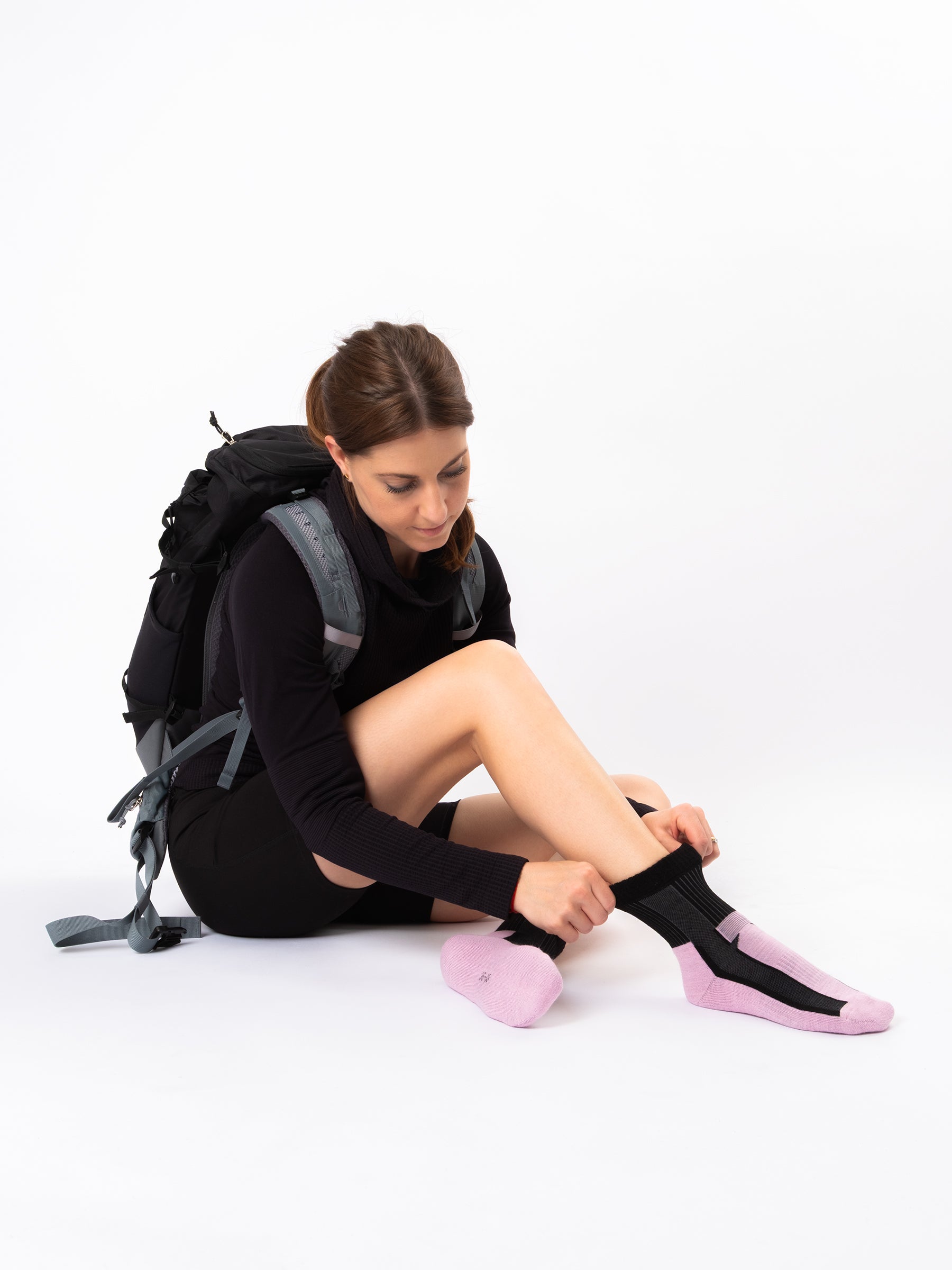 #farbe_3 Paar | Schwarz-Pink-LightGrey
