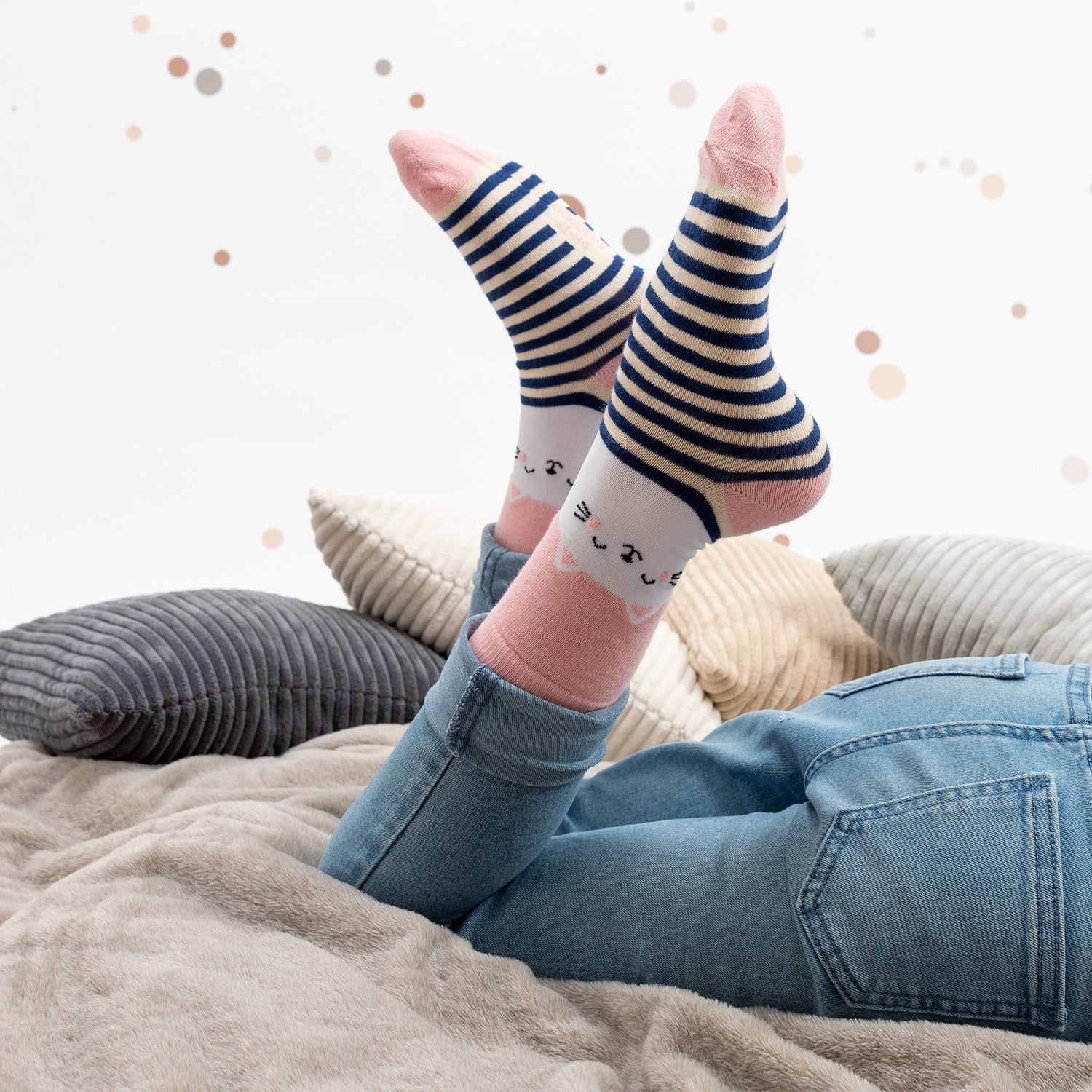 Jungen & Mädchen Motiv Socken 10er Pack (Modell: Fantasia)