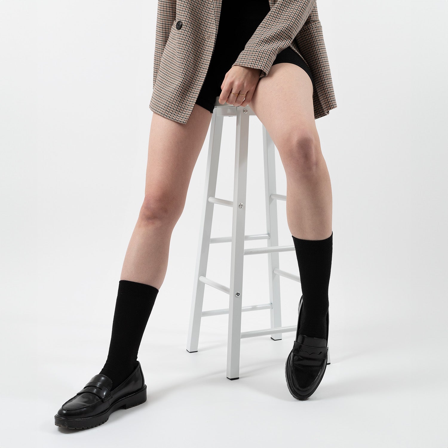 Damen Schwarze Socken 10-20er Pack (Modell: Hermine)