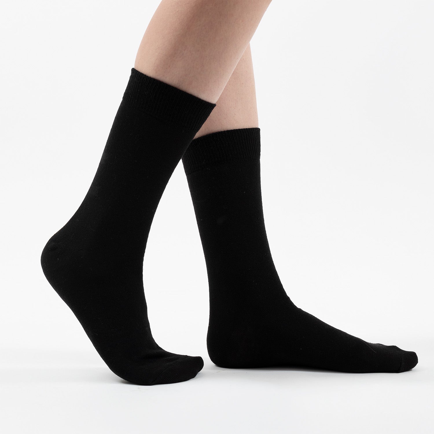 Damen Schwarze Socken 10-20er Pack (Modell: Hermine)