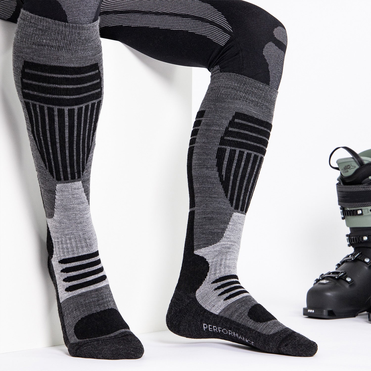 Herren Skisocken 2er Pack (Modell: Felix)