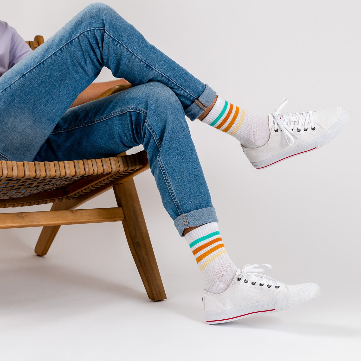 Tennissocken Retro Herren