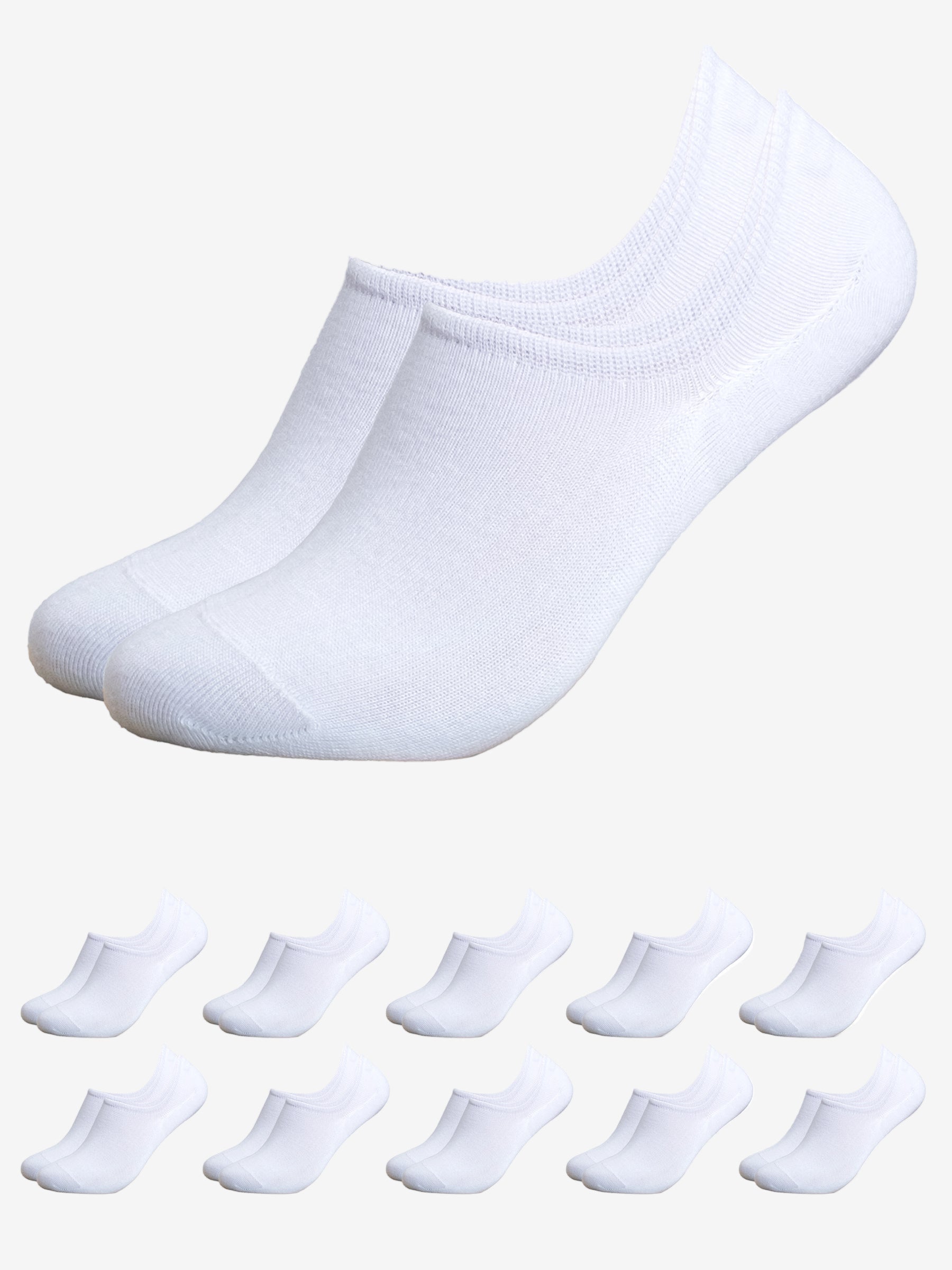 Bambus Füsslinge für Damen und Herren im 10er Pack kaufen