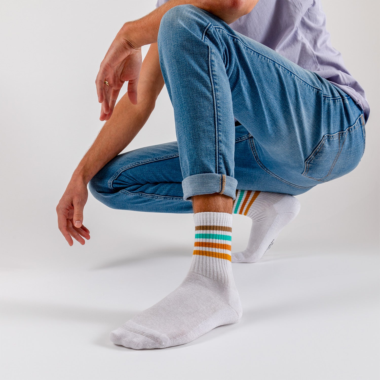Tennissocken Retro Herren