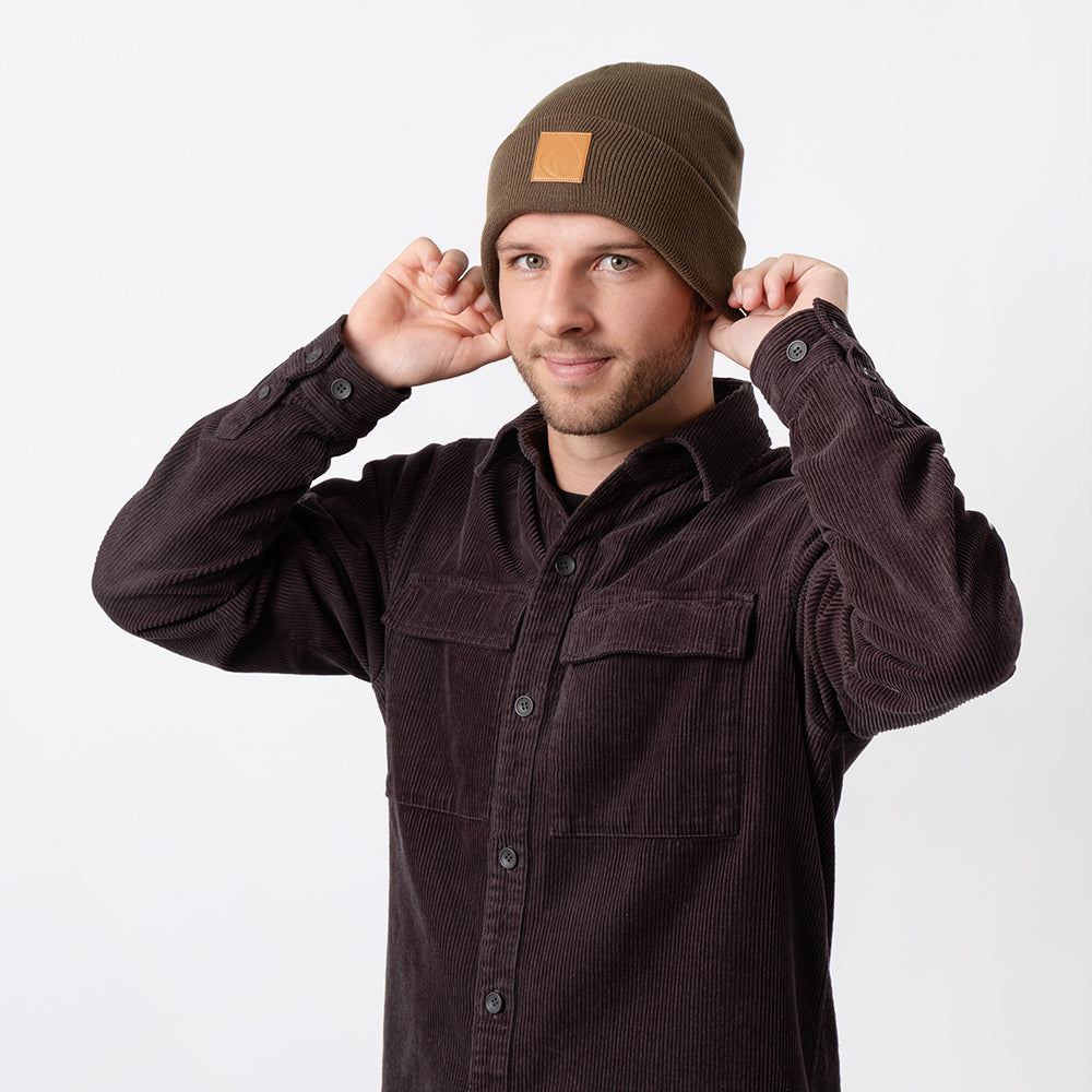 Mütze (Modell: Braunes Label)