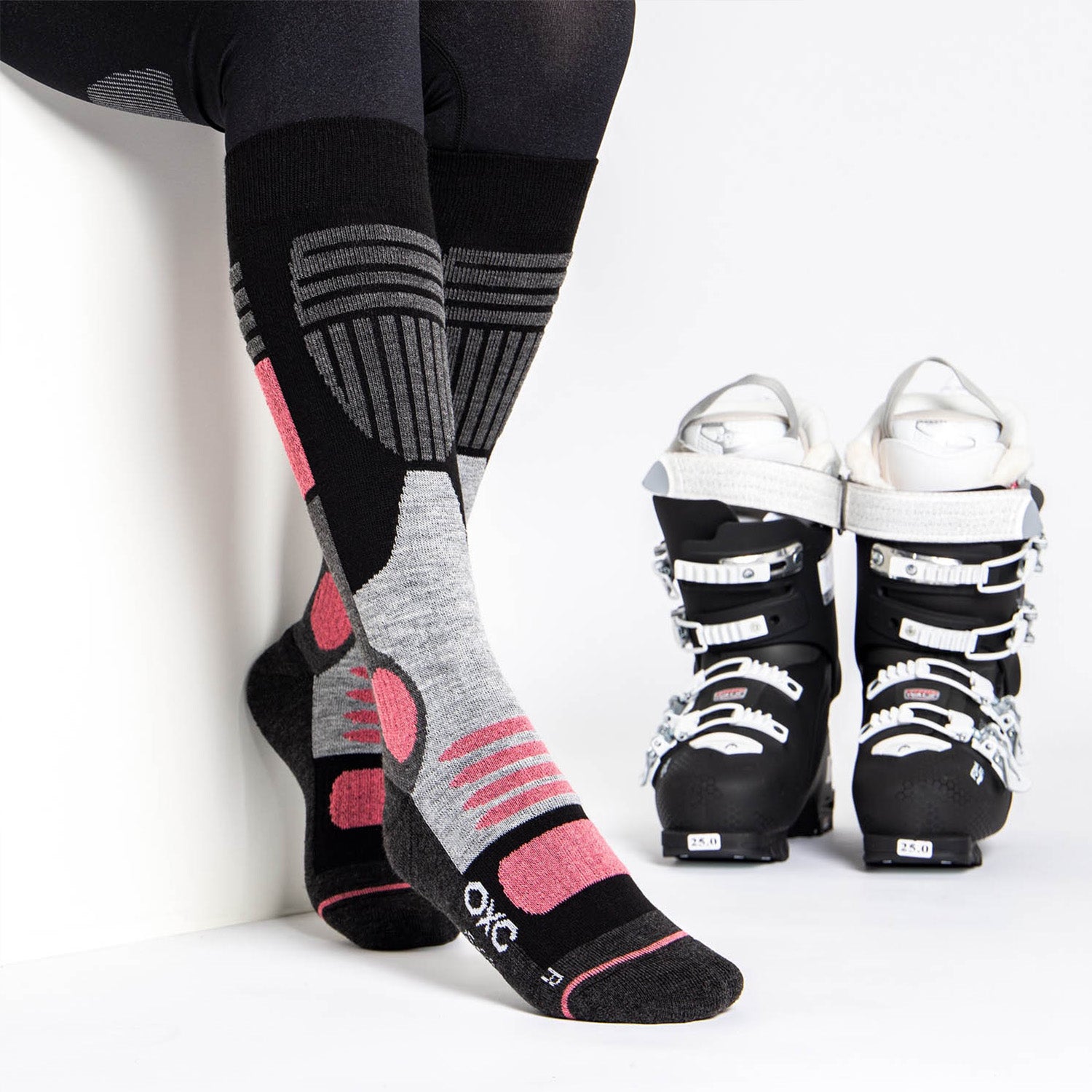 Damen Skisocken 2er Pack (Modell: Maria)