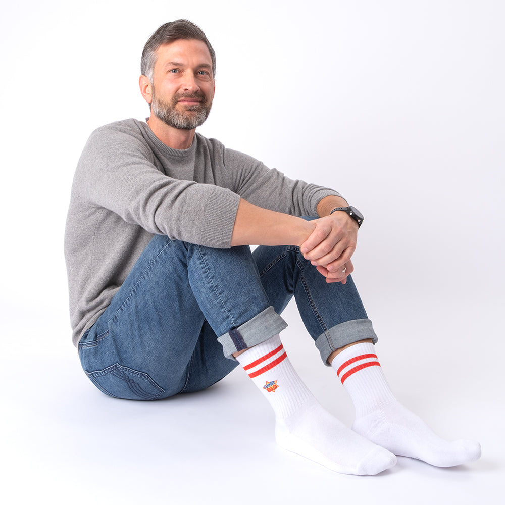 Herren Papa Geschenk Tennissocken 3er Pack (Modell: Dad)