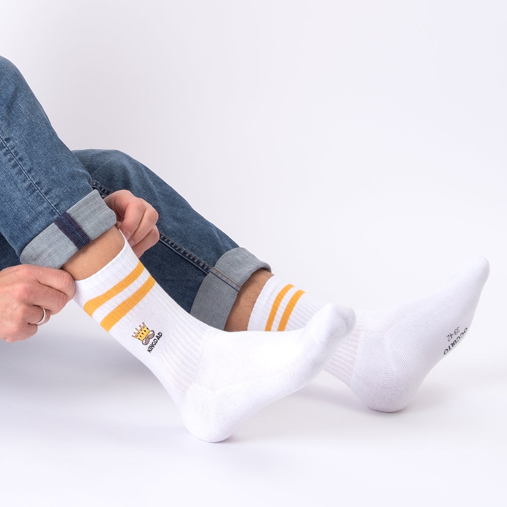 Herren Papa Geschenk Tennissocken 3er Pack (Modell: Dad)