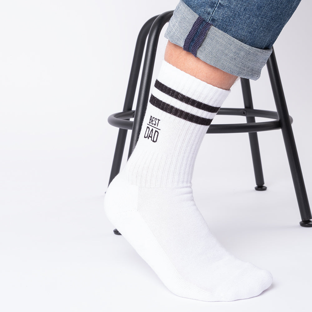 Herren Papa Geschenk Tennissocken 3er Pack (Modell: Dad)