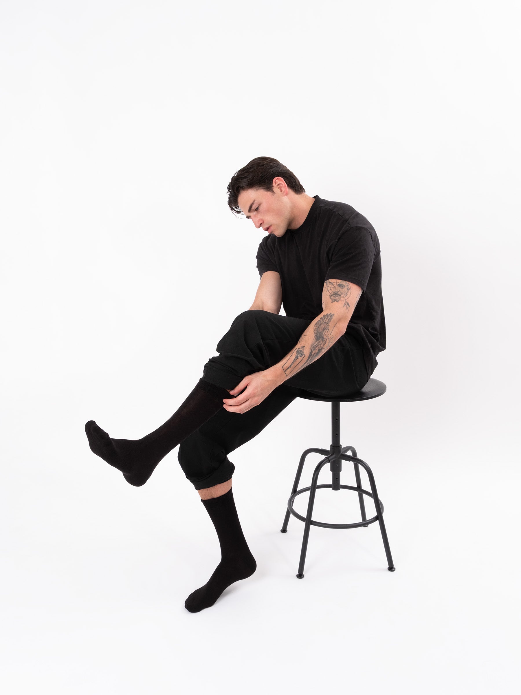 Hermann - Schwarze Socken Herren