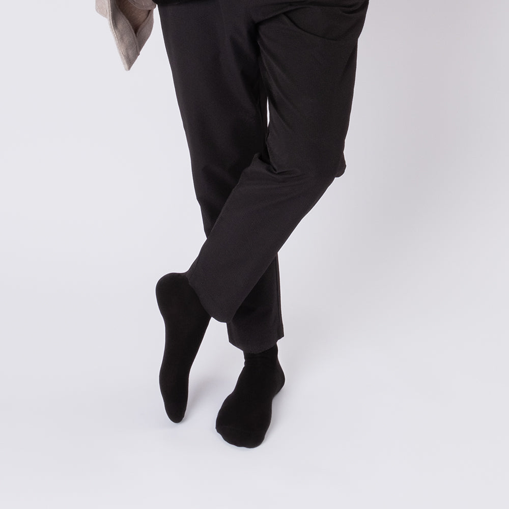 Herren Schwarze Socken 10-30er Pack (Modell: Hermann)