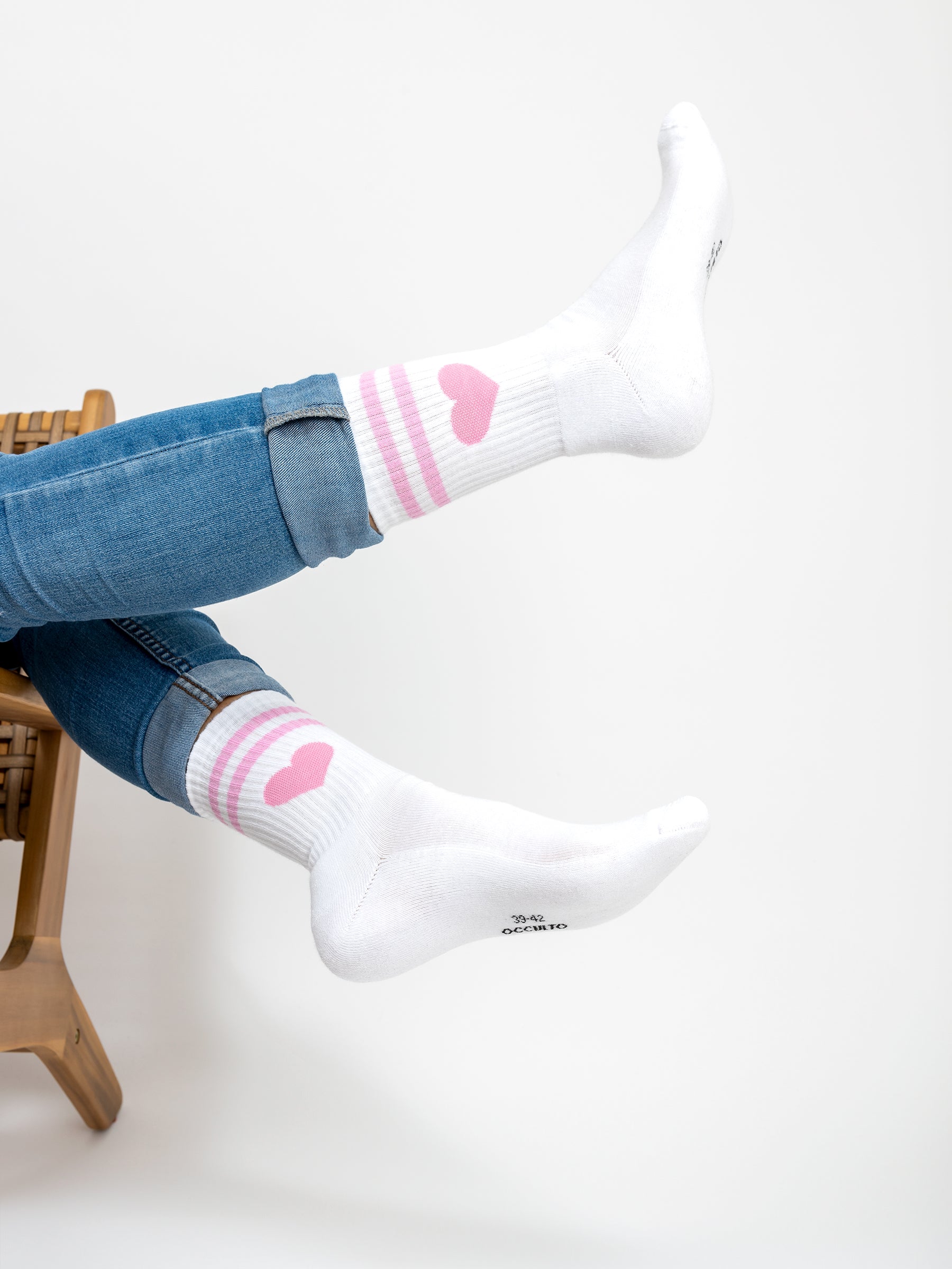 Venus - Tennissocken mit Herzmotiv Damen