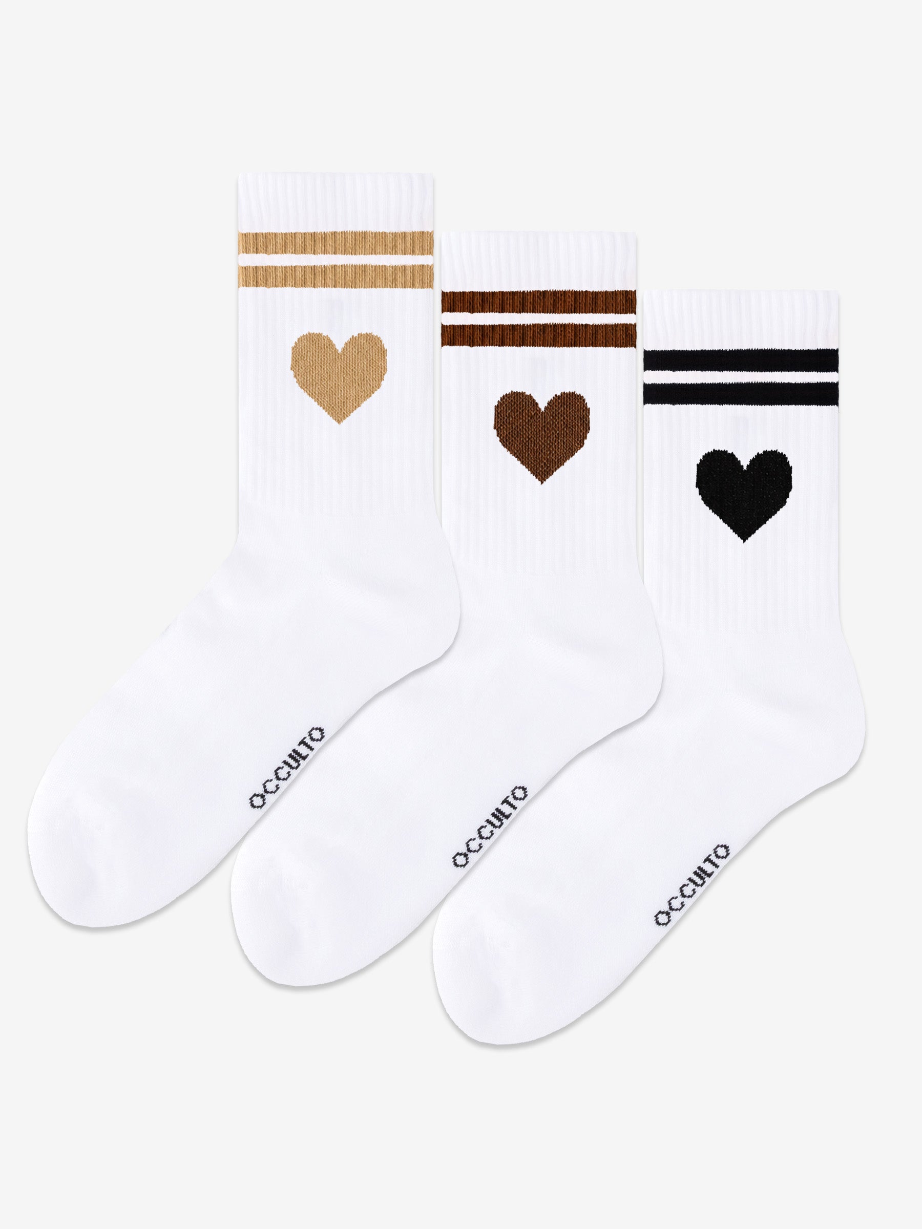 Venus - Tennissocken mit Herzmotiv Damen