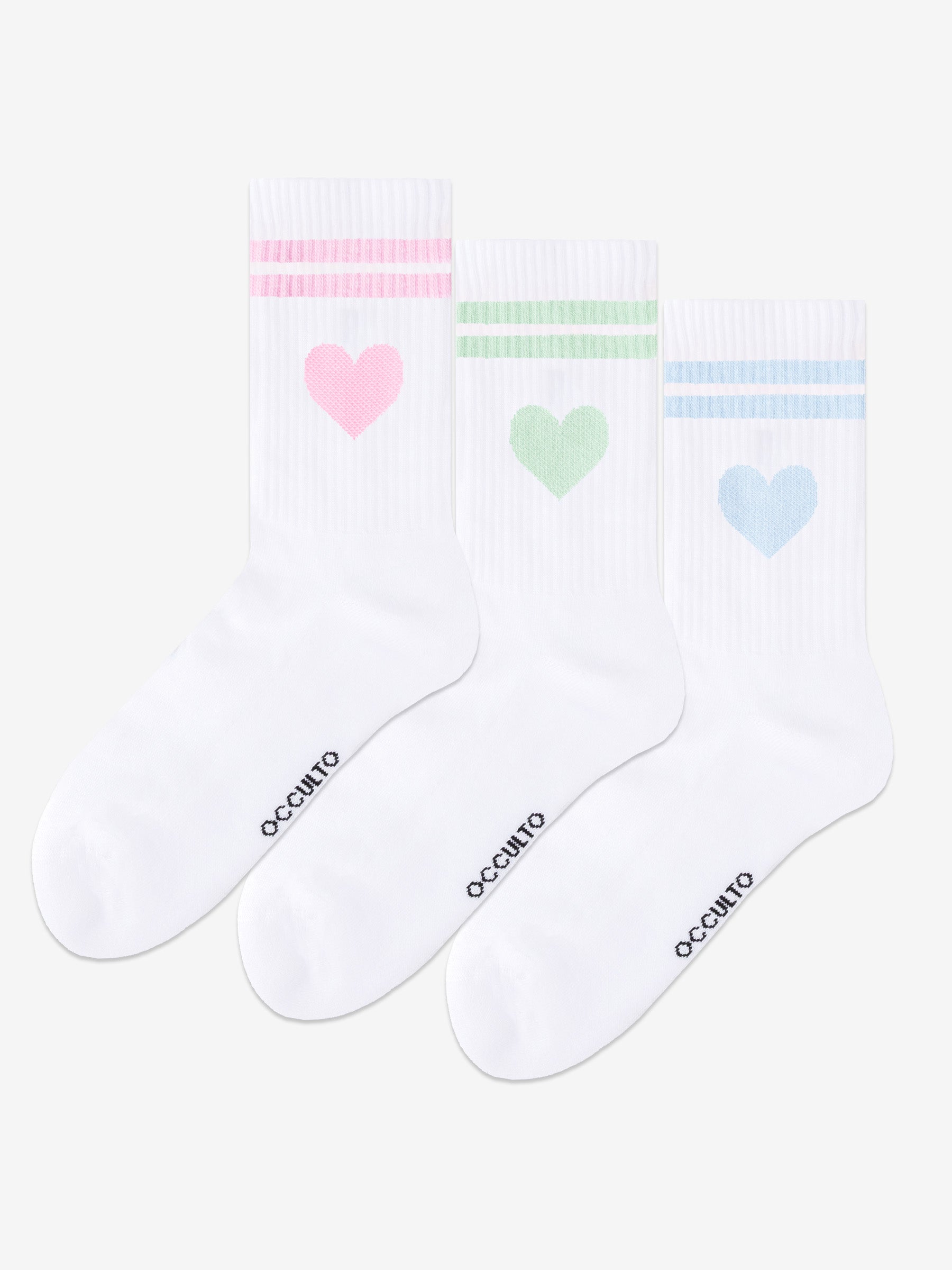 Venus - Tennissocken mit Herzmotiv Damen