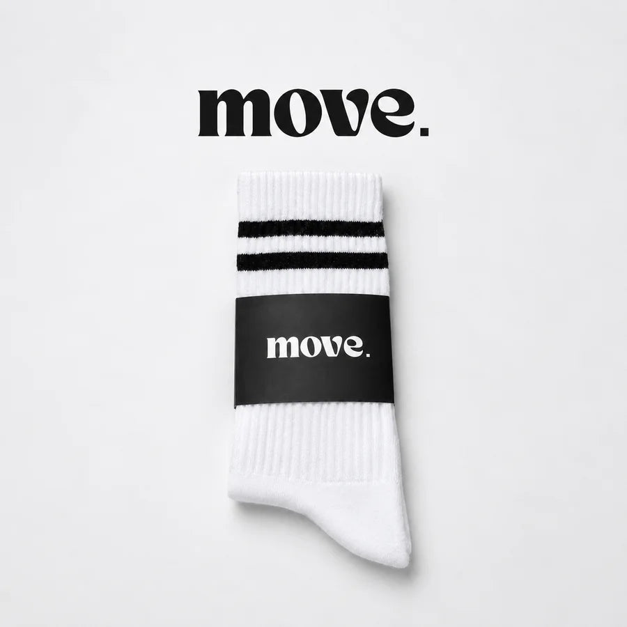 move. &ndash; Socken mit Logo